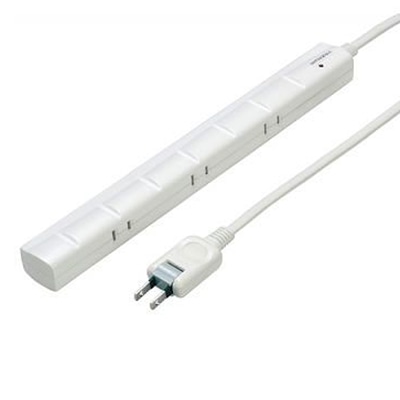 ヤザワコーポレーション 3P対応スリムタップ 7個口 5m Y02YJKP705WH 1個(ご注文単位1個)【直送品】