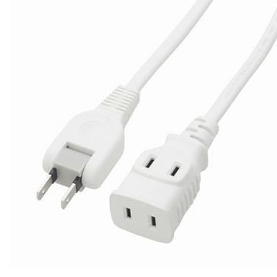 ヤザワコーポレーション 耐トラ付タップ 2個口 1m 白 Y02201WH 1個(ご注文単位1個)【直送品】