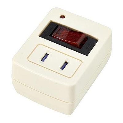 ヤザワコーポレーション 雷ガード・ブレーカー機能付き省エネタップ 1個口 ホワイト Y02FBHKS110WH 1個(ご注文単位1個)【直送品】