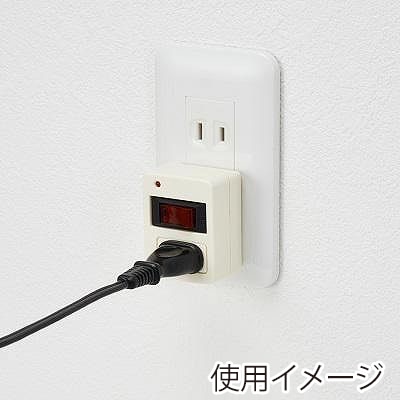 ヤザワコーポレーション 雷ガード・ブレーカー機能付き省エネタップ 1個口 ホワイト Y02FBHKS110WH 1個(ご注文単位1個)【直送品】