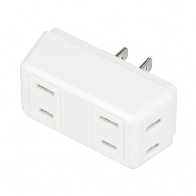 ヤザワコーポレーション クワトロタップ 4個口 ホワイト Y02Q400WH 1個(ご注文単位1個)【直送品】