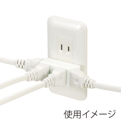 ヤザワコーポレーション 雷ガード付クワトロタップ 4個口 ホワイト Y02QK400WH 1個(ご注文単位1個)【直送品】