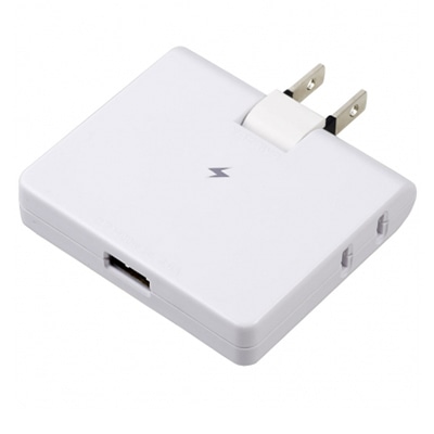 ヤザワコーポレーション 雷ガード付コーナータップ 2AC+1USB 2.4A ホワイト H6CK3001UWH 1個(ご注文単位1個)【直送品】