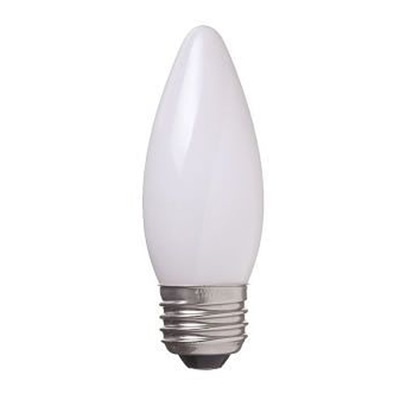 ヤザワコーポレーション 白熱電球 シャンデリア球 C37 E26 60W フロスト C372660F 1個（ご注文単位1個）【直送品】