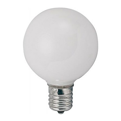 ヤザワコーポレーション 白熱電球 ベビーボール球 G50 E17 25W ホワイト G501725W 1個（ご注文単位1個）【直送品】