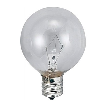 ヤザワコーポレーション 白熱電球 ベビーボール球 G50 E17 60W クリア G501760C 1個（ご注文単位1個）【直送品】