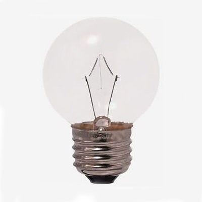 ヤザワコーポレーション 白熱電球 ベビーボール球 G50 E26 25W クリア G502625C 1個(ご注文単位1個)【直送品】