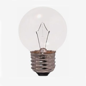 ヤザワコーポレーション 白熱電球 ベビーボール球 G50 E26 40W クリア G502640C 1個(ご注文単位1個)【直送品】