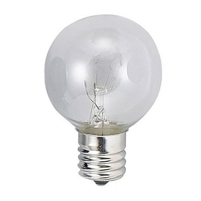 ヤザワコーポレーション 白熱電球 ベビーボール球 G40 E17 40W クリア G401740C 1個(ご注文単位1個)【直送品】