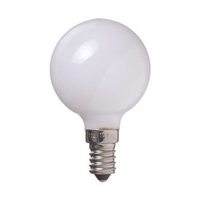 ヤザワコーポレーション 白熱電球 ベビーボール球 G50 E12 40W ホワイト G501240W 1個（ご注文単位1個）【直送品】