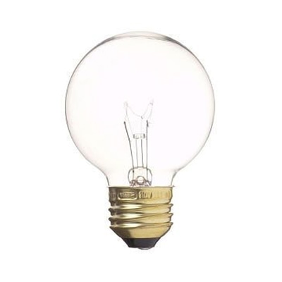 ヤザワコーポレーション 白熱電球 ベビーボール球 G60 E26 60W クリア G602660C 1個（ご注文単位1個）【直送品】