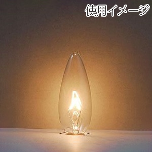 ヤザワコーポレーション 白熱電球 シャンデリア球 C32 E14 25W クリア C321425C 1個(ご注文単位1個)【直送品】