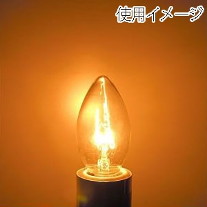 ヤザワコーポレーション 白熱電球 ローソク球 C9 E17 10W クリア C91710C 1個（ご注文単位1個）【直送品】