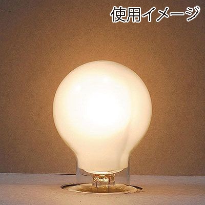 ヤザワコーポレーション 白熱電球 省エネ長寿命クリプトンランプ P35 フロスト 40W形 E17 P351736FL 1個(ご注文単位1個)【直送品】