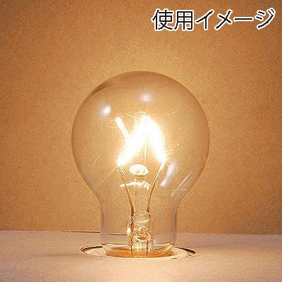 ヤザワコーポレーション 白熱電球 省エネ長寿命クリプトンランプ P35 クリア 60W形 E17 P351754CL 1個(ご注文単位1個)【直送品】