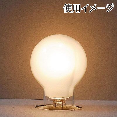 ヤザワコーポレーション 白熱電球 省エネ長寿命クリプトンランプ P35 フロスト 60W形 E17 P351754FL 1個(ご注文単位1個)【直送品】