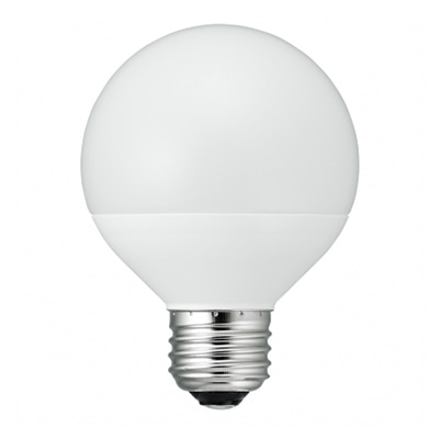 ヤザワコーポレーション G70ボール形LED電球 広配光タイプ 40W相当 E26 昼白色 LDG4NG70 1個(ご注文単位1個)【直送品】