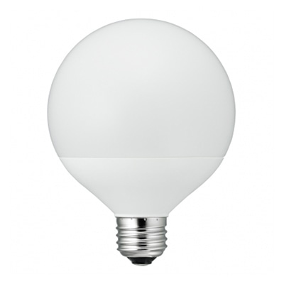 ヤザワコーポレーション G95ボール形LED電球 広配光タイプ 60W相当 E26 昼白色 LDG7NG95 1個(ご注文単位1個)【直送品】