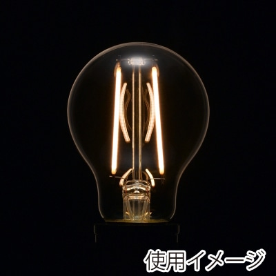 ヤザワコーポレーション フィラメントLED電球 一般電球タイプ E26 電球色 40W相当 LDA4LGC2 1個(ご注文単位1個)【直送品】