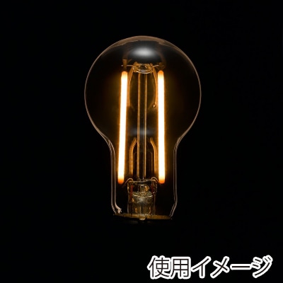ヤザワコーポレーション フィラメントLED電球 ミニクリプトンタイプ 25W形相当 E17 LDA2LGE17C 1個(ご注文単位1個)【直送品】