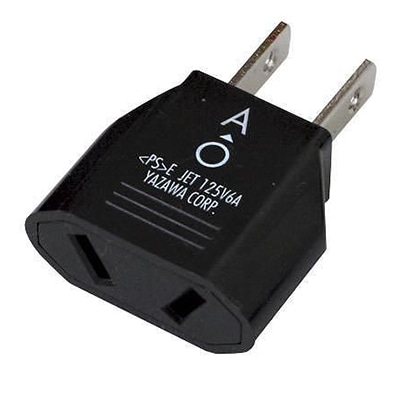 ヤザワコーポレーション トラベル 国内用変換プラグ Oタイプ HPJP4 1個（ご注文単位1個）【直送品】