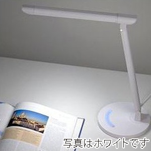 ヤザワコーポレーション 調光機能付 白色LEDスタンドライト ブラック SDLE07N12BK 1台(ご注文単位1台)【直送品】