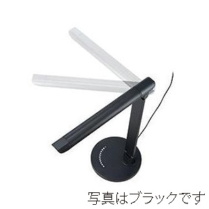 ヤザワコーポレーション 調光機能付 白色LEDスタンドライト ホワイト SDLE07N12WH 1台(ご注文単位1台)【直送品】