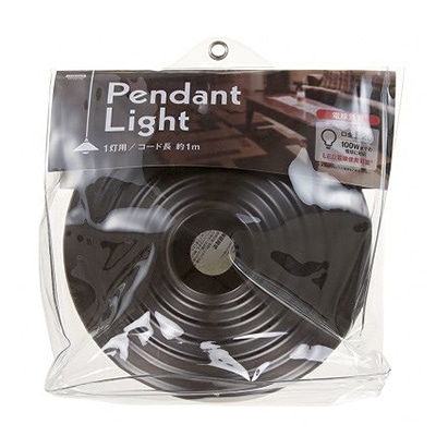 ヤザワコーポレーション ペンダントライト E26 ブラウン 電球なし 1灯 PDX10017BR 1個(ご注文単位1個)【直送品】