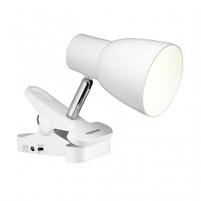 ヤザワコーポレーション 単4形乾電池式 クリップライト ホワイト Y07CLLE03W04WH 1個（ご注文単位1個）【直送品】