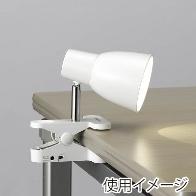 ヤザワコーポレーション 単4形乾電池式 クリップライト ホワイト Y07CLLE03W04WH 1個(ご注文単位1個)【直送品】