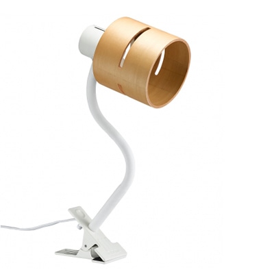 ヤザワコーポレーション ウッドセードフレキシブルクリップライト ナチュラル CFX60X01NA 1個(ご注文単位1個)【直送品】