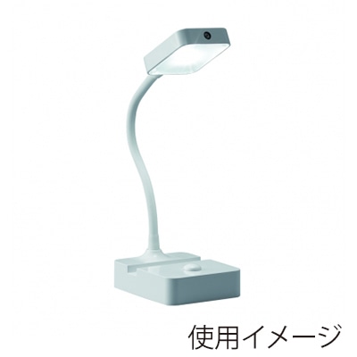 ヤザワコーポレーション 乾電池式 LEDスタンドライト センサータイプ SDLD02WH 1個(ご注文単位1個)【直送品】