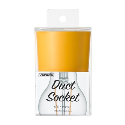 ヤザワコーポレーション カラーダクトソケット イエロー LCX6001YE 1個(ご注文単位1個)【直送品】