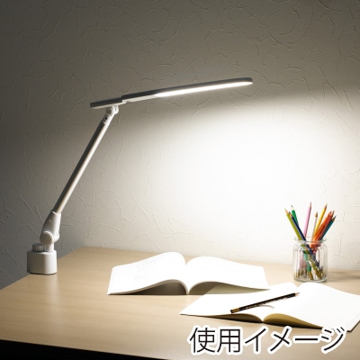 ヤザワコーポレーション 調光調色伸縮LEDアームライト CCL08C01WH 1個(ご注文単位1個)【直送品】