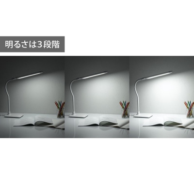 ヤザワコーポレーション LED2灯スタンドライト 調光機能付き SDL13D01WH 1個(ご注文単位1個)【直送品】