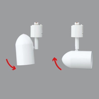 ヤザワコーポレーション LED一体型スポットライト ライティングレール取付タイプ 6W昼光色 SPL06D03 1個(ご注文単位1個)【直送品】