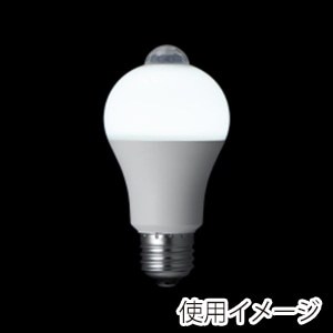 ヤザワコーポレーション LED電球 A形 40W相当 昼光色 センサー付き LDA5DGP2 1個(ご注文単位1個)【直送品】