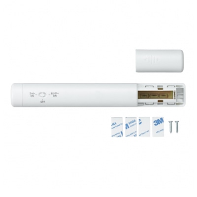 ヤザワコーポレーション ハンディライトにもなるセンサーライト NBSMN54WH 1個(ご注文単位1個)【直送品】