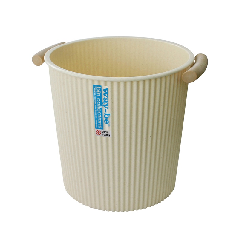 八幡化成 ウェイビー ゴミ箱 WB503 アイボリー 205845 1個（ご注文単位1個）【直送品】