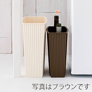 八幡化成 ウェイビー ゴミ箱 WB606 アイボリー 205876 1個(ご注文単位1個)【直送品】