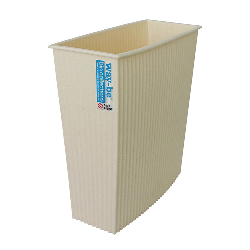 八幡化成 ウェイビー ゴミ箱 WB127 アイボリー 205937 1個（ご注文単位1個）【直送品】