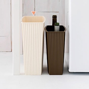 八幡化成 ウェイビー ゴミ箱 WB127 アイボリー 205937 1個（ご注文単位1個）【直送品】