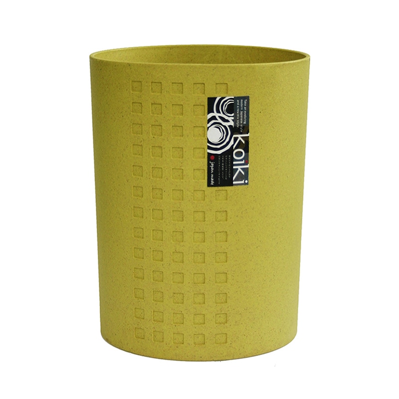 八幡化成 ゴミ箱 コイキモダン 丸型 小 グリーン 223566 1個（ご注文単位1個）【直送品】