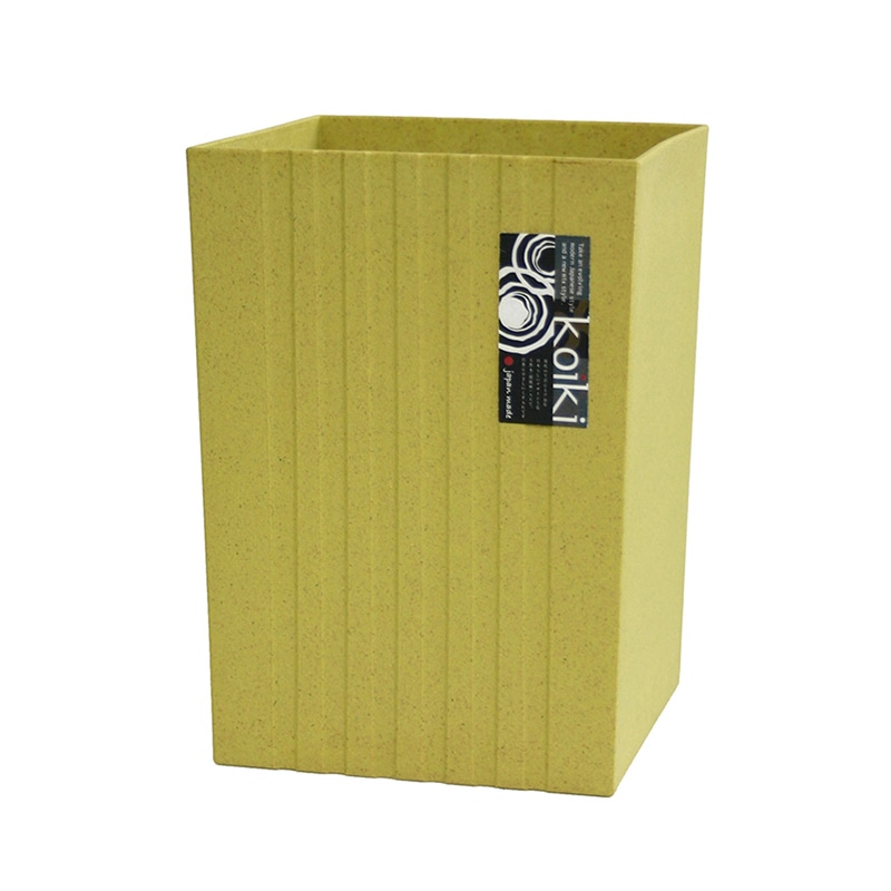 八幡化成 ゴミ箱 コイキモダン 角型 小 グリーン 223665 1個（ご注文単位1個）【直送品】