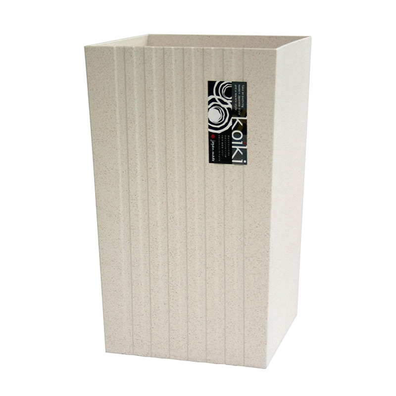 八幡化成 ゴミ箱 コイキモダン 角型 大 ホワイト 223702 1個（ご注文単位1個）【直送品】