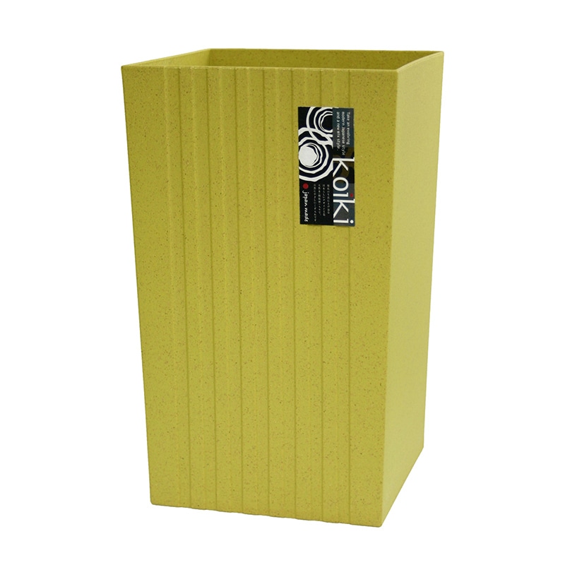 八幡化成 ゴミ箱 コイキモダン 角型 大 グリーン 223719 1個（ご注文単位1個）【直送品】