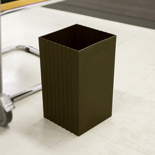 八幡化成 ゴミ箱 コイキモダン 角型 大 ブラウン 223733 1個(ご注文単位1個)【直送品】