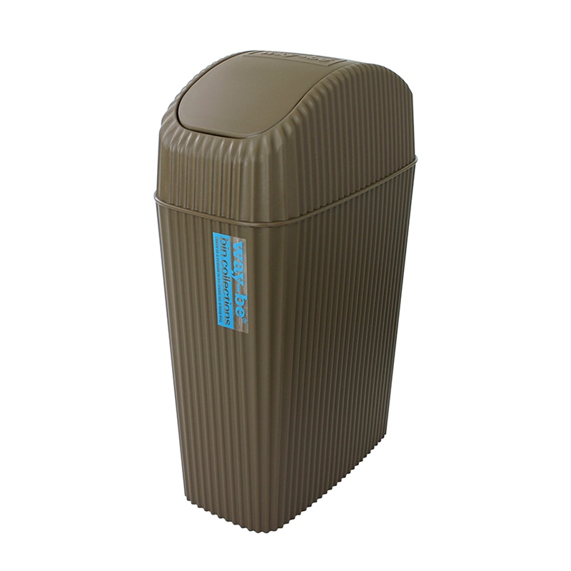 八幡化成 ウェイビー ゴミ箱 WB304 ブラウン 227922 1個（ご注文単位1個）【直送品】
