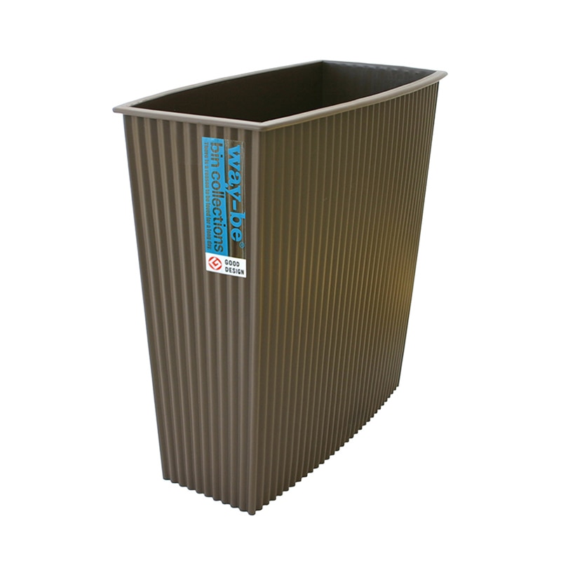 八幡化成 ウェイビー ゴミ箱 WB606 ブラウン 228011 1個（ご注文単位1個）【直送品】
