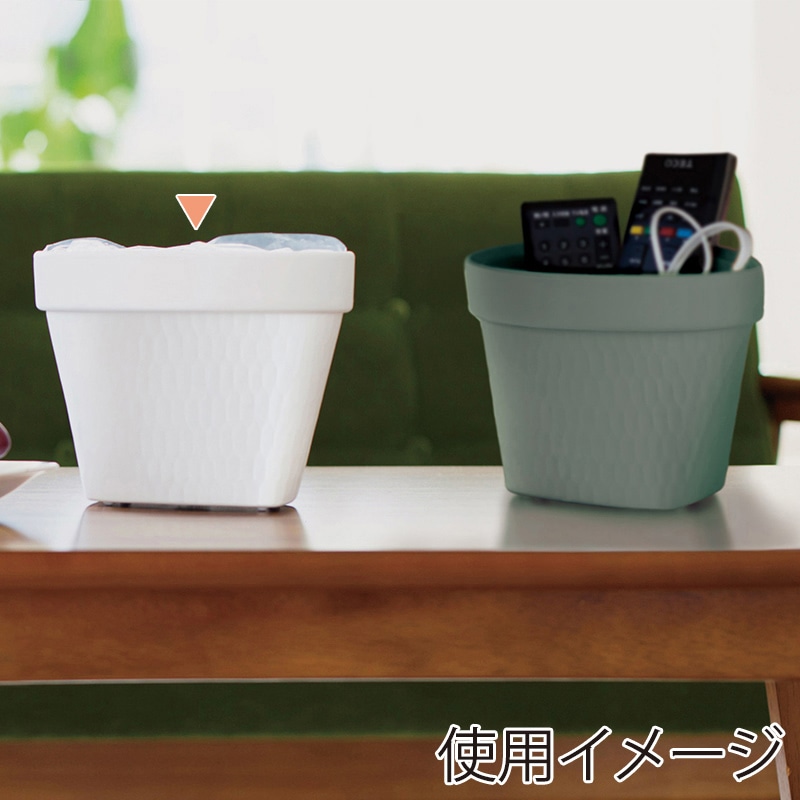 八幡化成 アピュイ テーブルトラッシュボックス ホワイト 229919 1個（ご注文単位1個）【直送品】